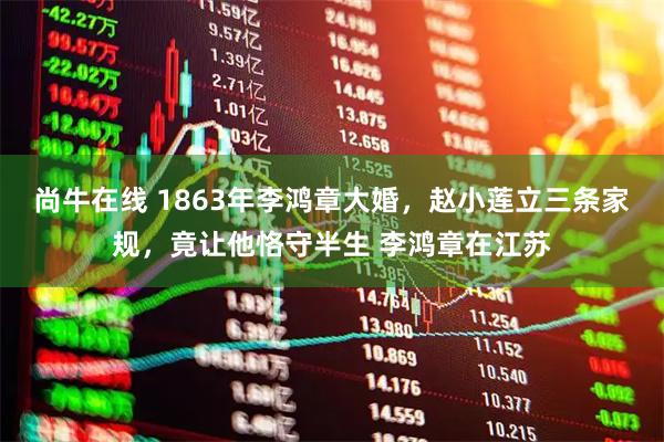 尚牛在线 1863年李鸿章大婚，赵小莲立三条家规，竟让他恪守半生 李鸿章在江苏